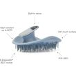 Manta Mirror Brush Blue Щітка для волосся з дзеркалом блакитна