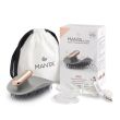 Manta Pulse Brush Grey Масажна щітка для волосся сіра з тримачем