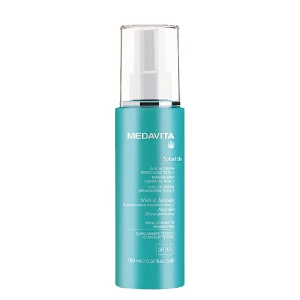 Medavita Solarich Miracle Hair Cream Oil 10 In 1 / Крем для волосся 10 в 1 із дзеркальним ефектом 150ml