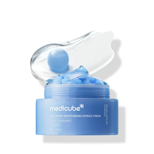 Гіалуроновий зволожувальний капсульний крем для обличчя Medicube Hyaluronic Moisturizing Capsule Cream