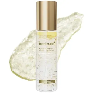 Освітлювальна гель-сироватка з койєвою кислотою та куркумою Medicube Kojic Acid Turmeric Vita Jelly Mist Serum