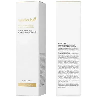 Освітлювальна гель-сироватка з койєвою кислотою та куркумою Medicube Kojic Acid Turmeric Vita Jelly Mist Serum