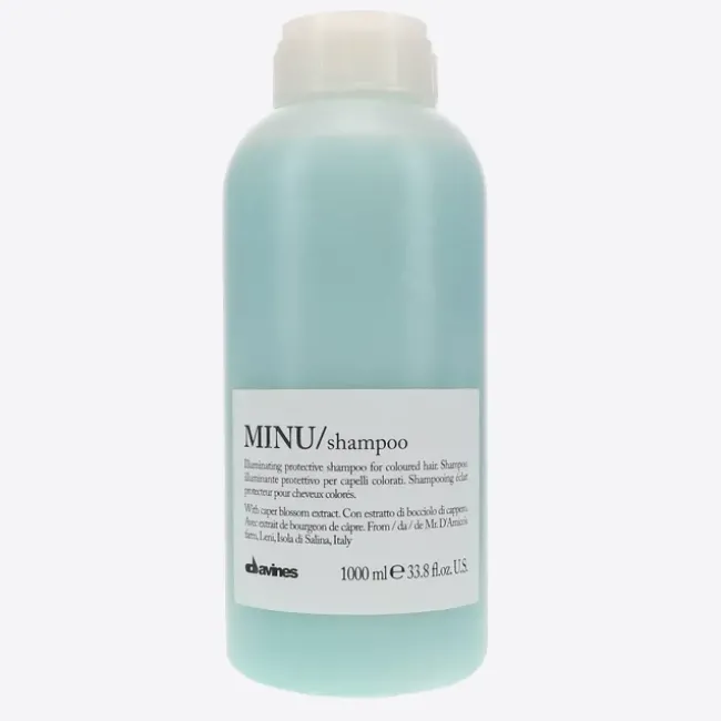 MINU Shampoo Шампунь для блиску та збереження кольору фарбованого волосся Essential Haircare Davines,1000 мл