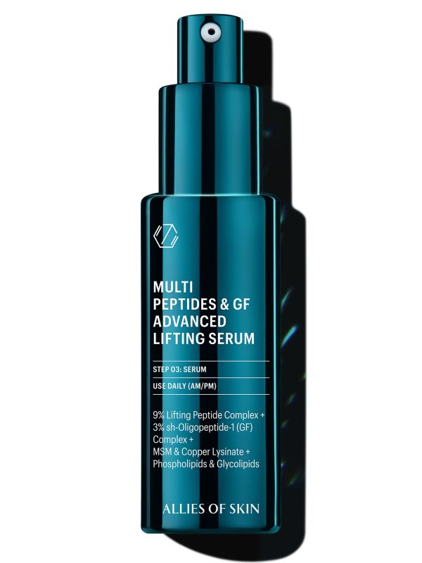 Allies of Skin Сироватка мультипептидна з ефектом ліфтингу Multi Peptides & GF Advanced Lifting Serum 7 мл 