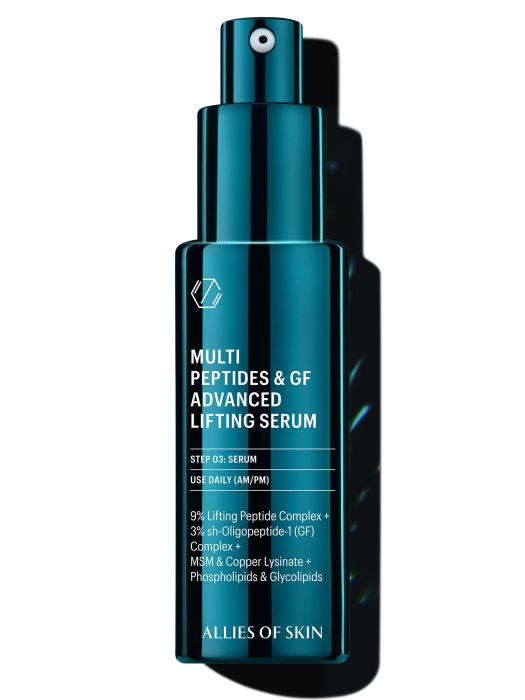 Allies of Skin Сироватка мультипептидна з ефектом ліфтингу Multi Peptides & GF Advanced Lifting Serum 7 мл 