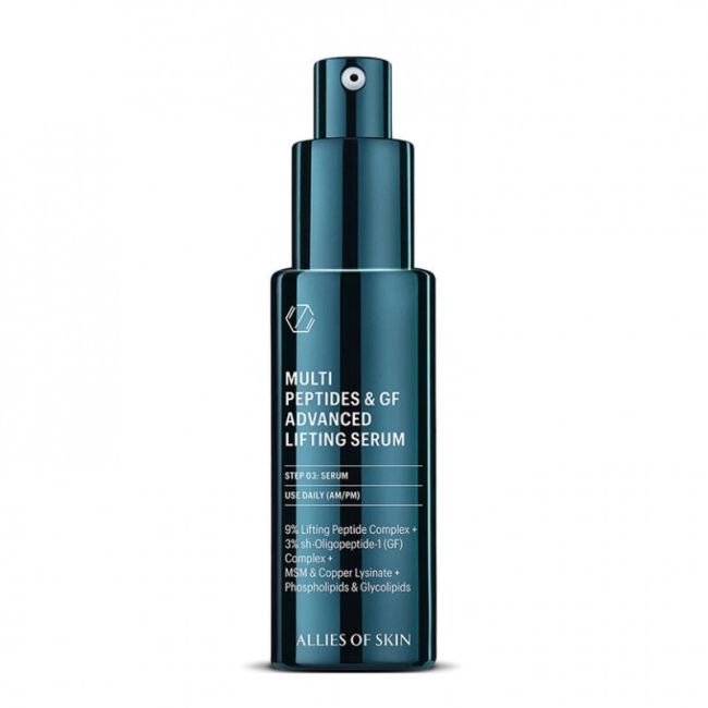 Allies of Skin – Мультипептидна сироватка з ефектом ліфтингу Multi Peptides & GF Advanced Lifting Serum