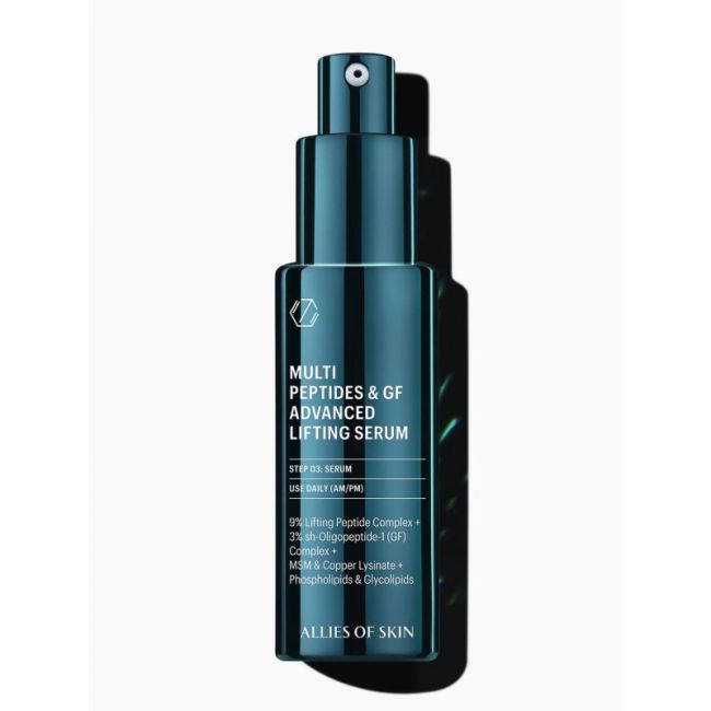 Allies of Skin – Мультипептидна сироватка з ефектом ліфтингу Multi Peptides & GF Advanced Lifting Serum
