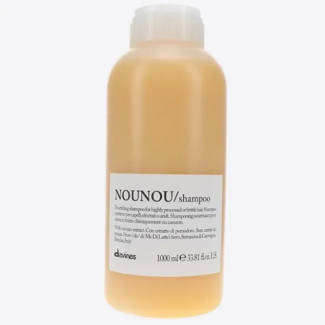 NOUNOU Shampoo Живильний шампунь для пошкодженого схильного до ламкості волосся Essential Haircare Davines, 1000 мл 