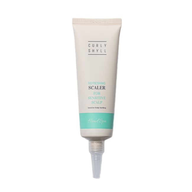 Очищаючий пілінг для чутливої шкіри голови CURLYSHYLL REFRESHING SCALER for Sensitive Scalp 