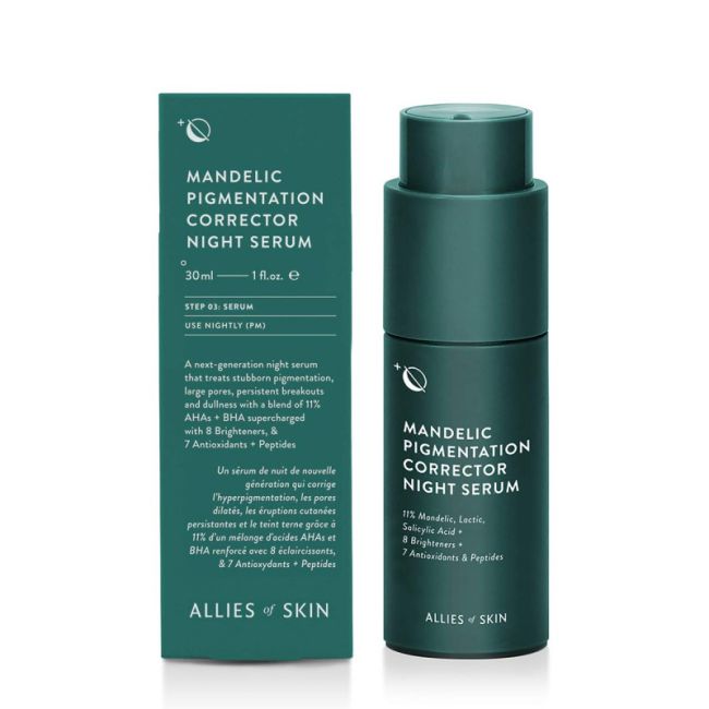 Allies of Skin – Нічна сироватка для обличчя Mandelic Pigmentation Corrector Night Serum