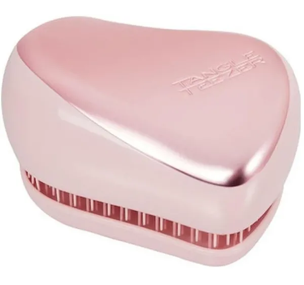 Tangle Teezer Compact Styler Pink Matte Chrome
