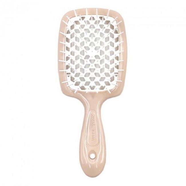 Janeke Superbrush Small Щітка супербраш біло-рожева
