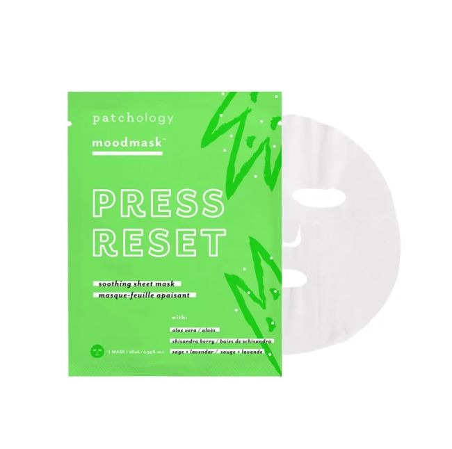 Patchology – Press Reset Soothing Mask – Заспокійлива та відновлююча тканинна маска