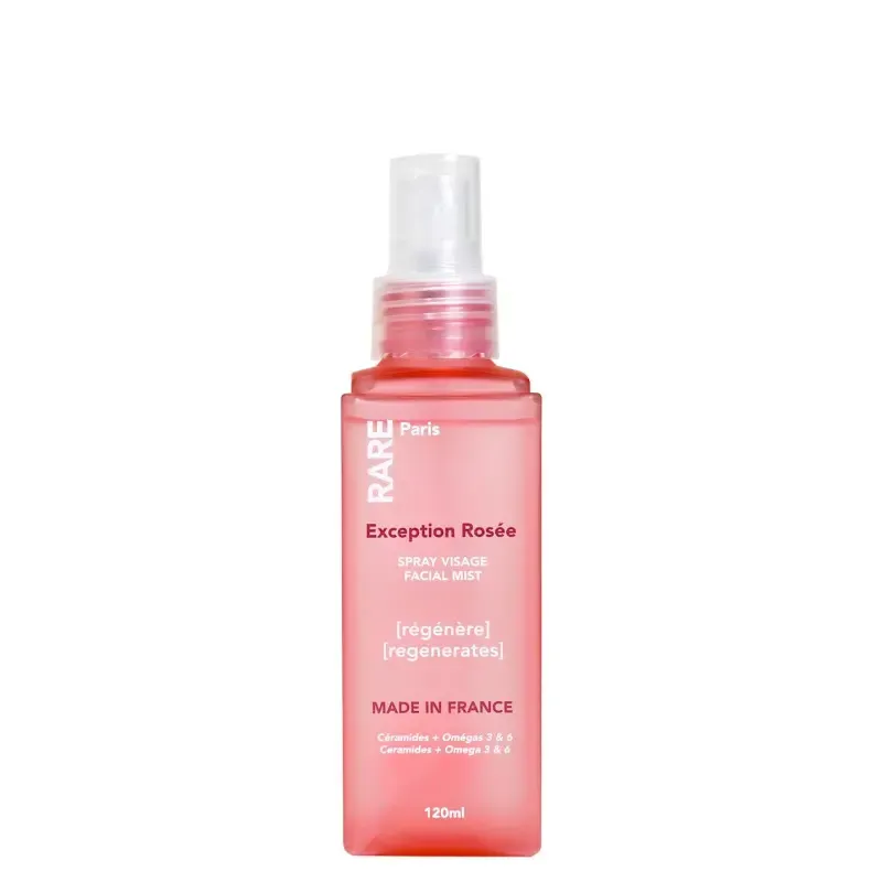 Відновлювальний Міст для Обличчя з Церамідами, Омега 3 І 6 Rare Paris Exception Rosée Regenerating Facial Mist