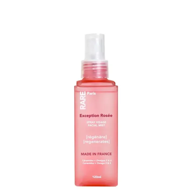 Відновлювальний Міст для Обличчя з Церамідами, Омега 3 І 6 Rare Paris Exception Rosée Regenerating Facial Mist