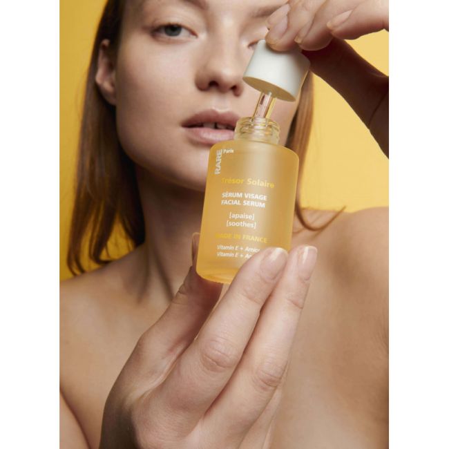 RARE Paris Trésor Solaire Soothing Face Serum Заспокійлива сироватка для обличчя з Вітаміном Е та екстрактом арніки