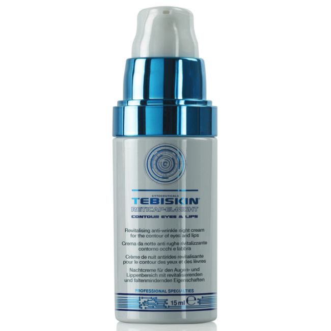 Tebiskin Reticap-EL Night Cream Contour Eyes & Lips Інтенсивний нічний омолоджуючий крем проти зморшок для контуру очей і губ