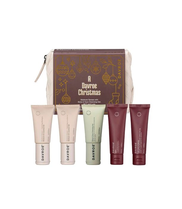 Davroe Christmas Moisture Senses Travel Pack Різдвяний тревел набір для зволоження волосся