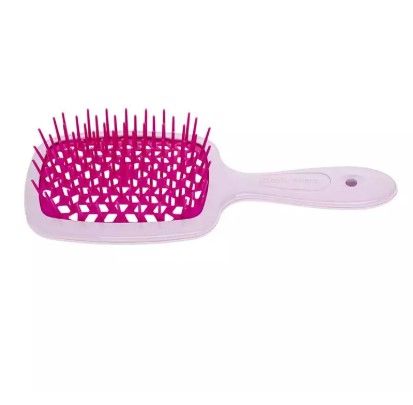 Janeke Superbrush small щітка для волосся лавандова з фуксією