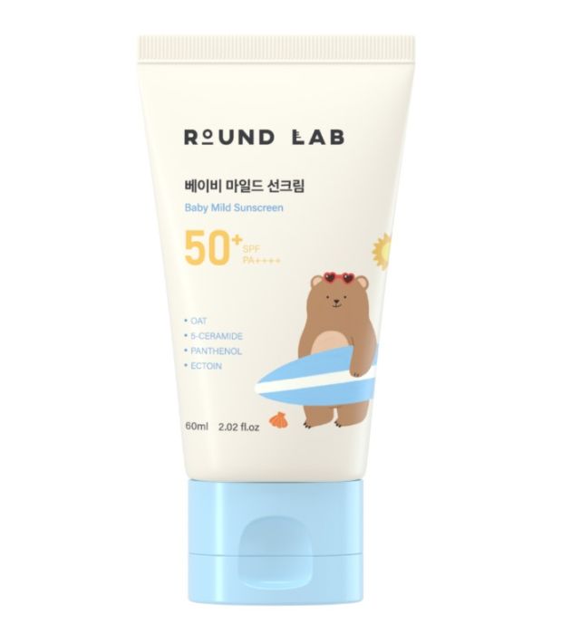 Дитячий сонцезахисний крем ROUND LAB Baby Mild Sunscreen 60 мл