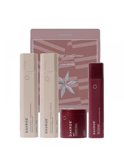 Davroe – Christmas Moisture Senses Quad Pack – Набір продуктів для волосся "Зволоження"