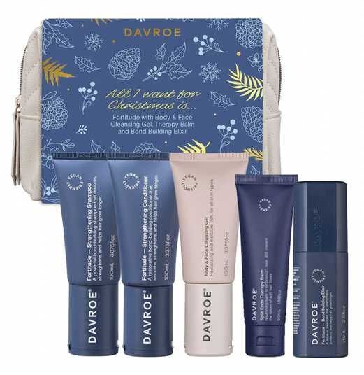 Різдвяний тревел набір для зміцнення волосся Davroe Christmas Fortitude Travel Pack