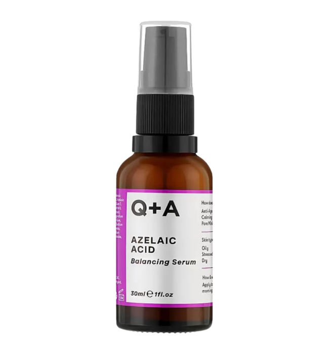 Q+A – Сироватка для обличчя з азелаїновою кислотою Azelaic Acid Facial Serum