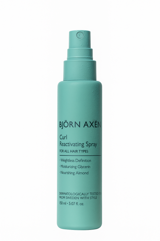 Björn Axén Curl Reactivating Spray: спрей-реактиватор для освіження та відновлення кучерів між миттями, 150 мл.