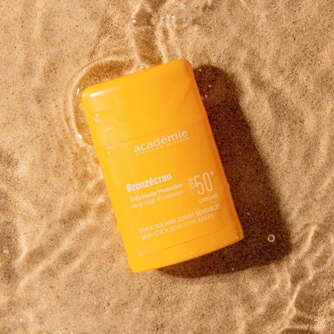 Academie Bronzecran Sun Stick Sensitive Areas SPF 50+ Сонцезахисний стік для чутливих зон