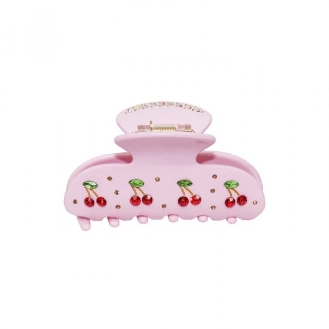 Emi Jay Sweetheart Clip in Pink Cherry Pie Крабик для волосся