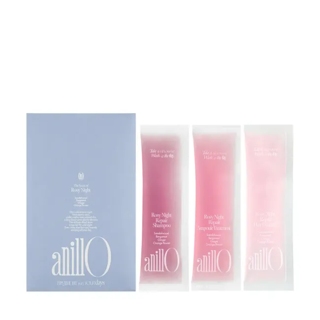 ANILLO – Тестери засобів Repair Kit - Rosy Night 3 шт*10 мл