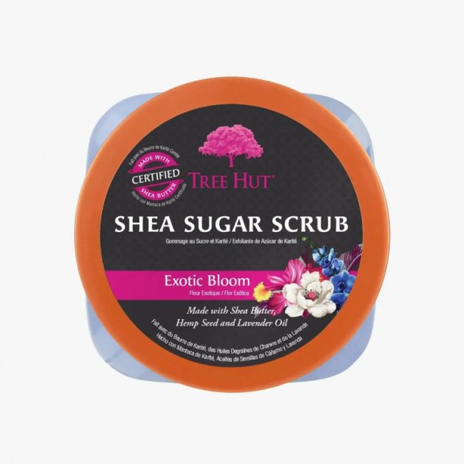 Tree Hut Exotic Bloom Sugar Scrub Цукровий скраб для тіла з ароматом екзотичних квітів