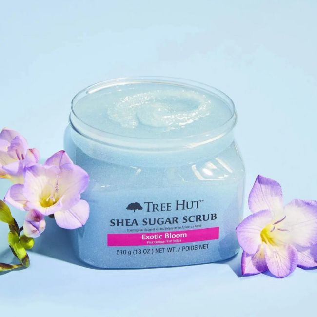 Tree Hut Exotic Bloom Sugar Scrub Цукровий скраб для тіла з ароматом екзотичних квітів