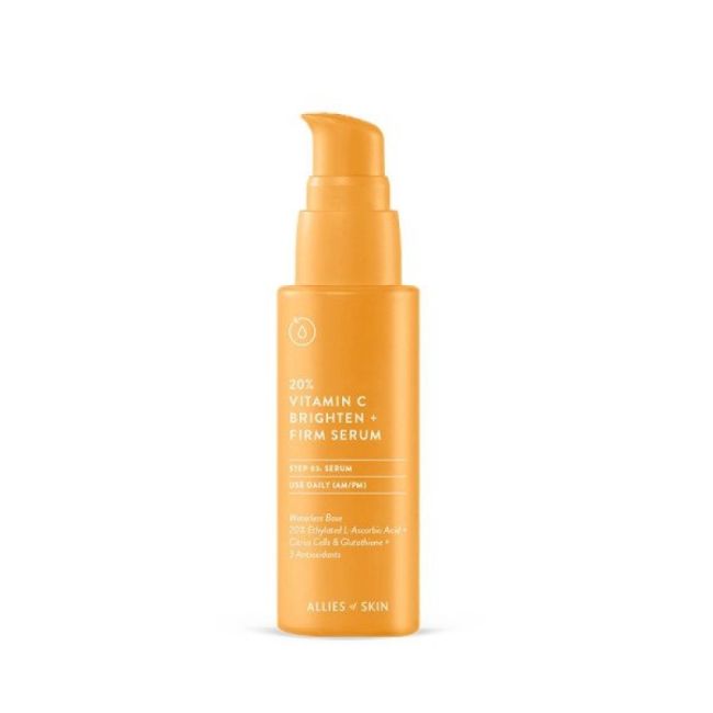Allies of Skin – Сироватка з вітаміном С для обличчя 20% Vitamin C Brighten + Firm Serum