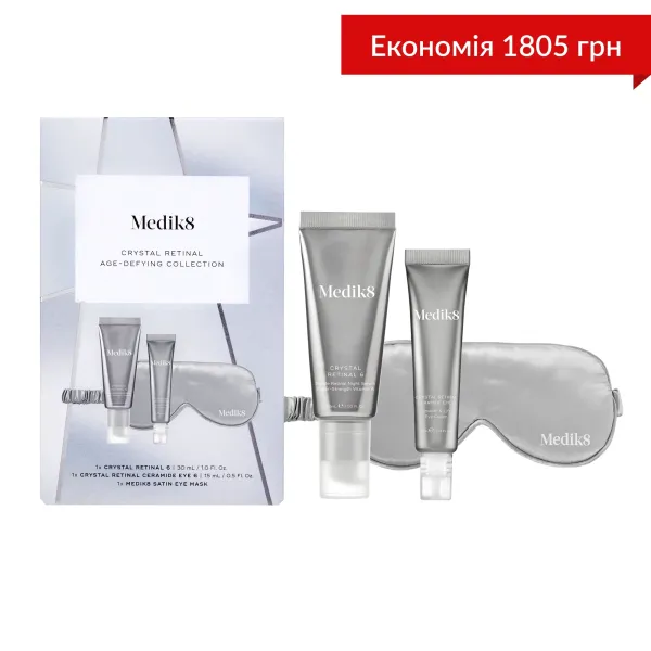 Crystal Retinal Age-Defying Collection Medik8 - Лімітований подарунковий антивіковий набір