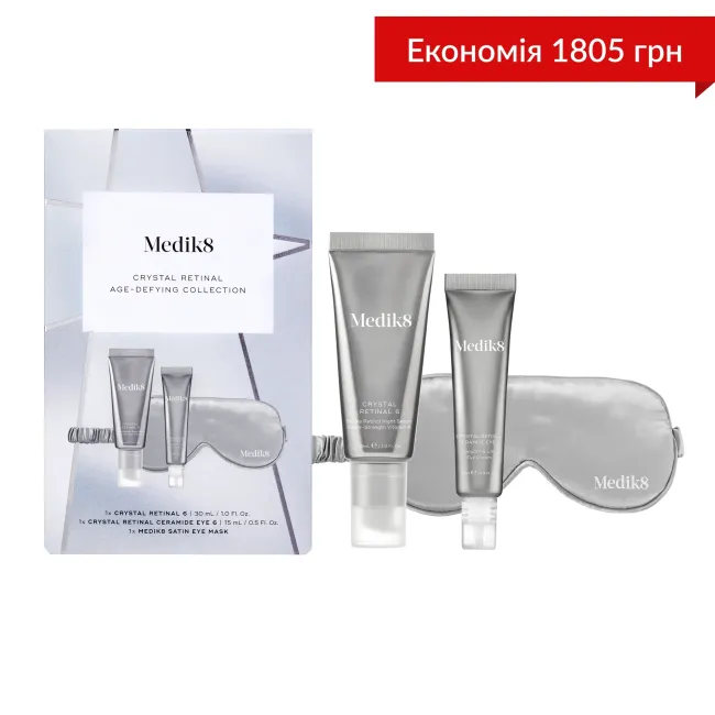 Crystal Retinal Age-Defying Collection Medik8 - Лімітований подарунковий антивіковий набір