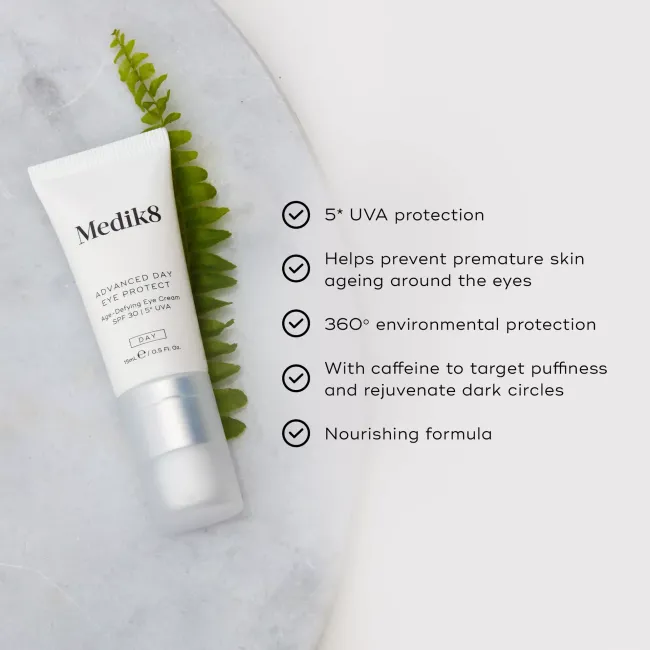 ADVANCED DAY EYE PROTECT Medik8 - Денний крем для зони навколо очей з SPF30