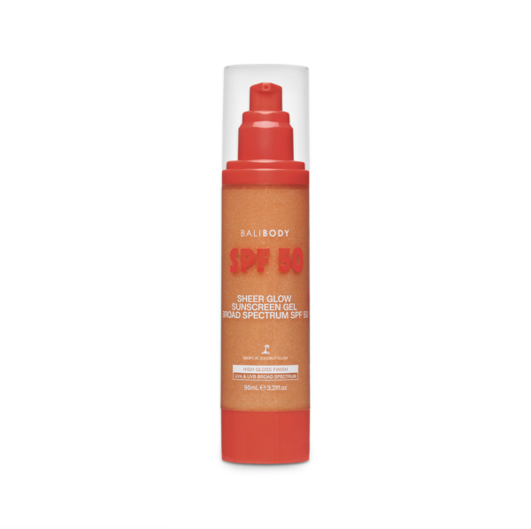 Bali Body Sheer Glow Sunscreen Gel SPF50 - Сонцезахисний гель з ефектом природного сяйва